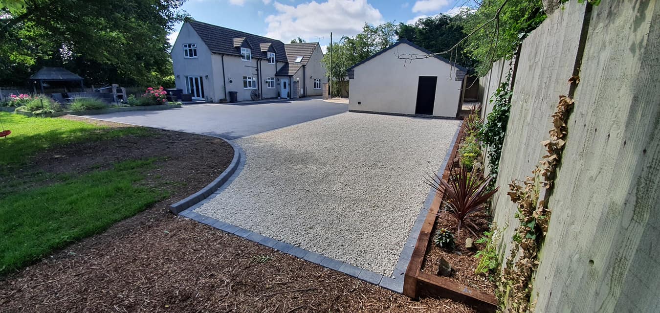 new driveway installation in Loughborough, Leicestershire