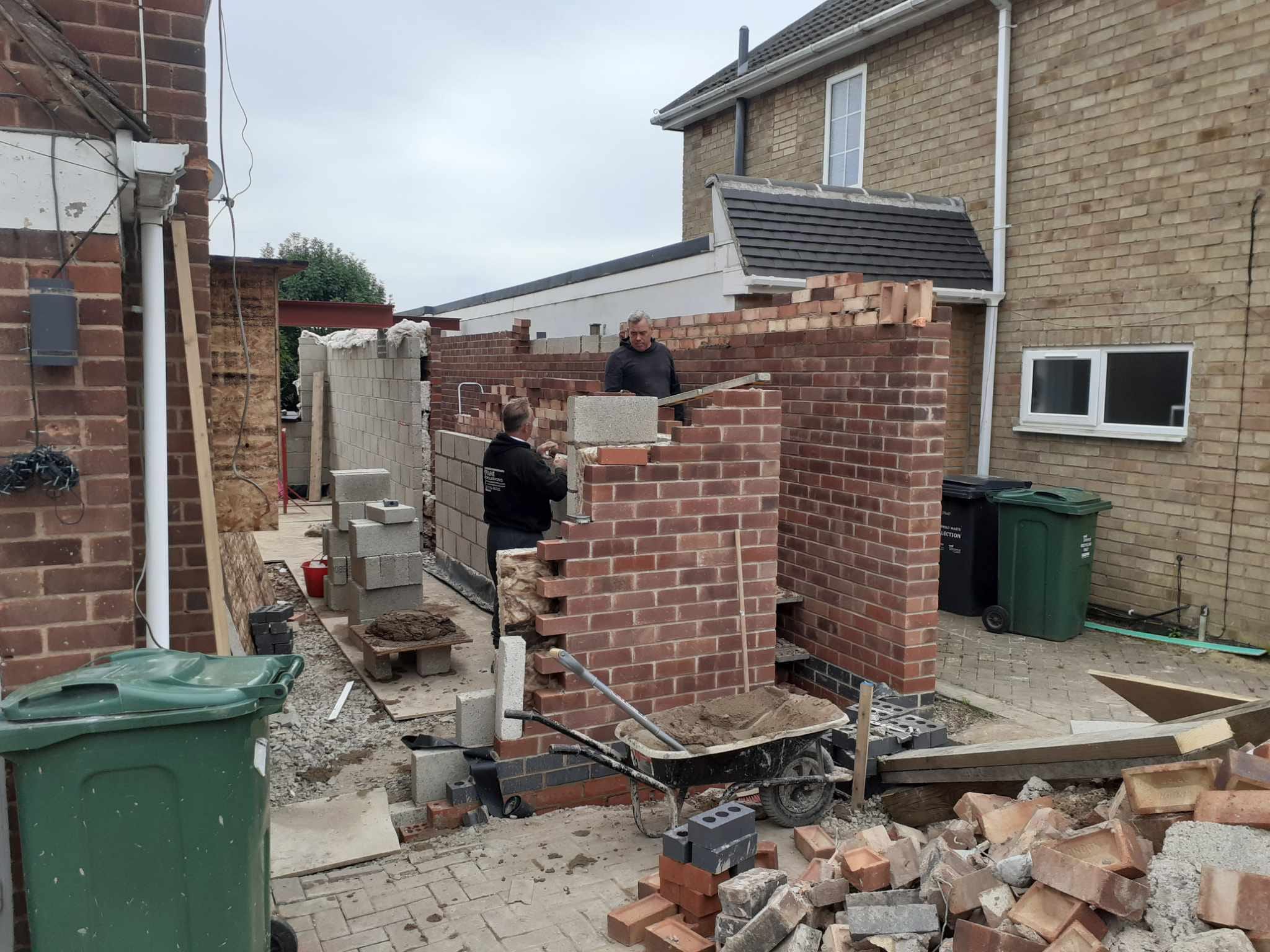 extension building in Loughborough, Leicestershire