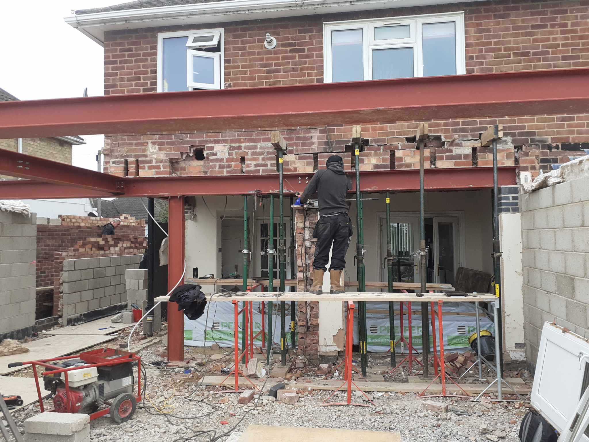 building work in Loughborough, Leicestershire