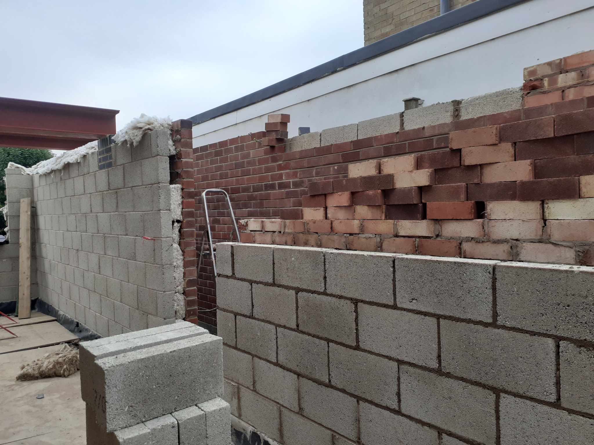 wall building